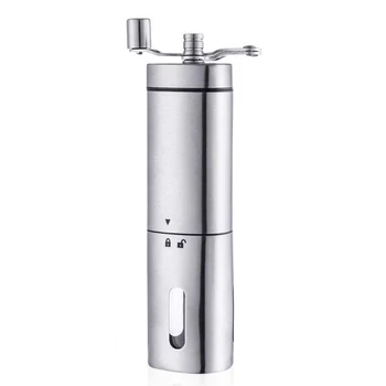 Manual Coffee Grinder - Premium Portable Stainless Steel Conical Ceramic Burr Mill With Quiet Grinding Mechanism, 40G Capacity
Manual Coffee Grinder - Premium Portable Stainless Steel Conical Ceramic Burr Mill With Quiet Grinding Mechanism, 40G Capacity