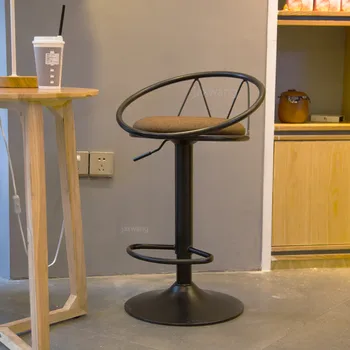 Bar Stool Home Bar Chair American Customized Wrought Iron High Stool Retro Bar Stools Lift Office Chair Restaurant Cafe Chairs
Bar Stool Home Bar Chair American Customized Wrought Iron High Stool Retro Bar Stools Lift Office Chair Restaurant Cafe Chairs