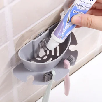 Toothbrush Holder, Bathroom Toothbrush Holder Wall Mount Suction Cup Toothpaste Storage Rack Storage box toothbrush
Toothbrush Holder, Bathroom Toothbrush Holder Wall Mount Suction Cup Toothpaste Storage Rack Storage box toothbrush