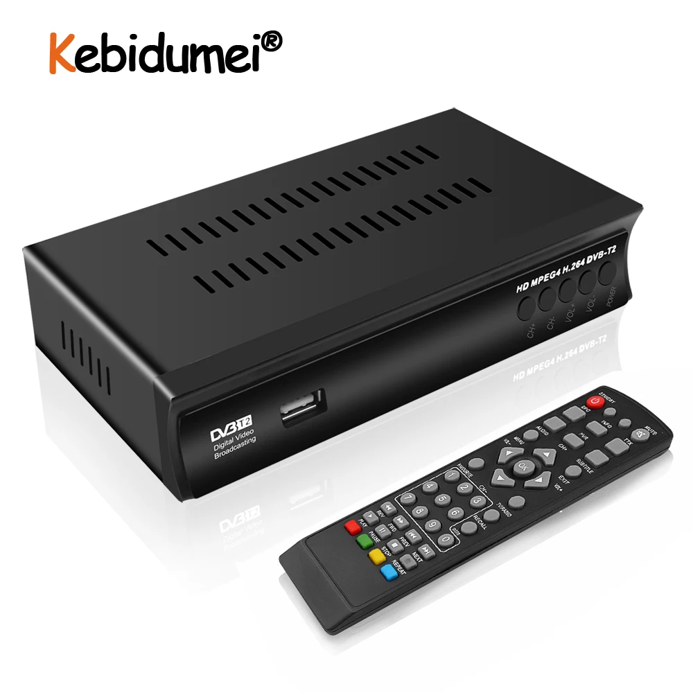 

Kebidu M2 DVB-T2 DVB-T TV Box HD Digital Satellite Receiver H.264 Terrestrial Tuner Receptor MPEG4 Newest