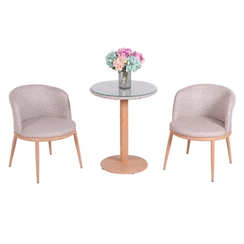 Small Round Table and Chair Combination Three-piece Coffee Table Simple Casual Reception Table Coffee Table Glass Tea Shop
Small Round Table and Chair Combination Three-piece Coffee Table Simple Casual Reception Table Coffee Table Glass Tea Shop