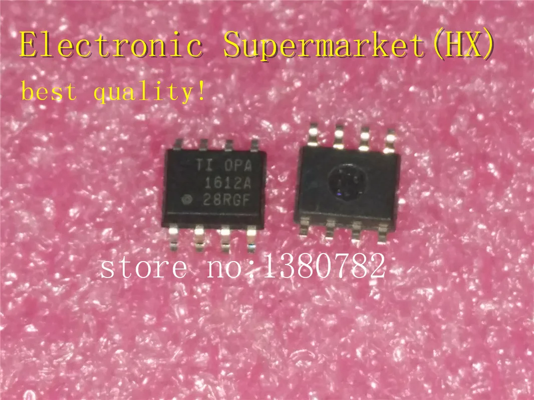 

Free Shipping 10pcs-50pcs OPA1612AID OPA1612AIDR OPA1612 SOP-8 IC In stock!