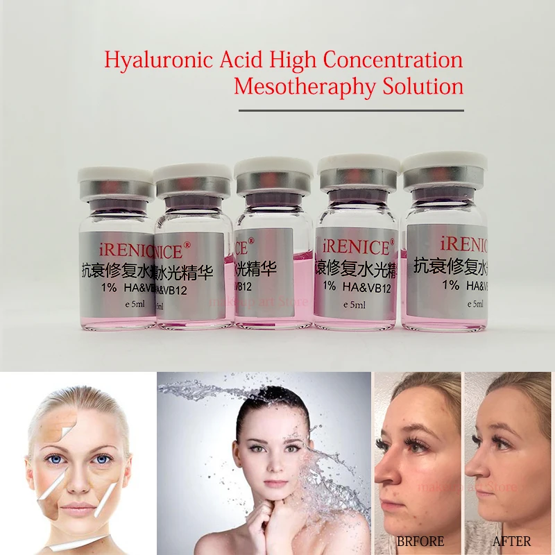 5ml hyaluronic acid Pure Micro Molecular water with Mesotherapy gun Hyaluron Acid Serum Add HA&B12 Skin Rejuvenation Anti-aging
5ml hyaluronic acid Pure Micro Molecular water with Mesotherapy gun Hyaluron Acid Serum Add HA&B12 Skin Rejuvenation Anti-aging