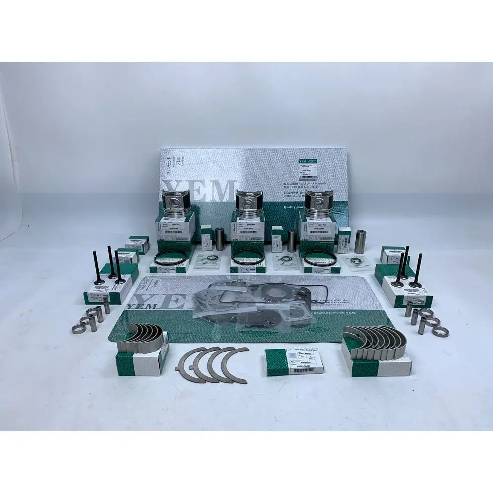 New Aftermaket Engine Part 3TNE100 Repair Kit With Piston Rings Bearing Valves Cylinder Gaskets Set For Yanmar
New Aftermaket Engine Part 3TNE100 Repair Kit With Piston Rings Bearing Valves Cylinder Gaskets Set For Yanmar