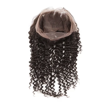 Wigirl Remy Malaysian Deep Wave 360 Full Lace Frontal Bleached Knots Natural Color Hair Closure Free Shipping 
Wigirl Remy Malaysian Deep Wave 360 Full Lace Frontal Bleached Knots Natural Color Hair Closure Free Shipping