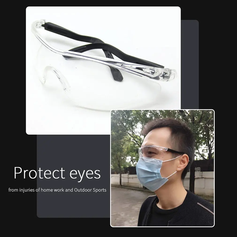 Safety Glasses Spectacles Eye Protection Safety Goggles Anti-Fog Anti-Scratch Clear Chemical Splash Goggle Eyewear Work Outdoor
Safety Glasses Spectacles Eye Protection Safety Goggles Anti-Fog Anti-Scratch Clear Chemical Splash Goggle Eyewear Work Outdoor