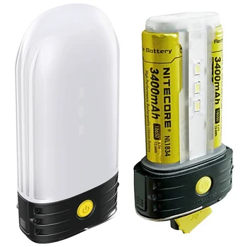 

NITECORE LR50 Outdoor Power Bank+ Camping Lantern+Battery Charger 3in1 9xCRI LEDs 250LMs + 2x 3400mAh 18650 Batteies NL1834