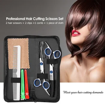 Professional Salon Hair Cutting Thinning Scissors Barber Shears Set with Case Hair Thinning Kit Salon Home Hairdressing Tool
Professional Salon Hair Cutting Thinning Scissors Barber Shears Set with Case Hair Thinning Kit Salon Home Hairdressing Tool