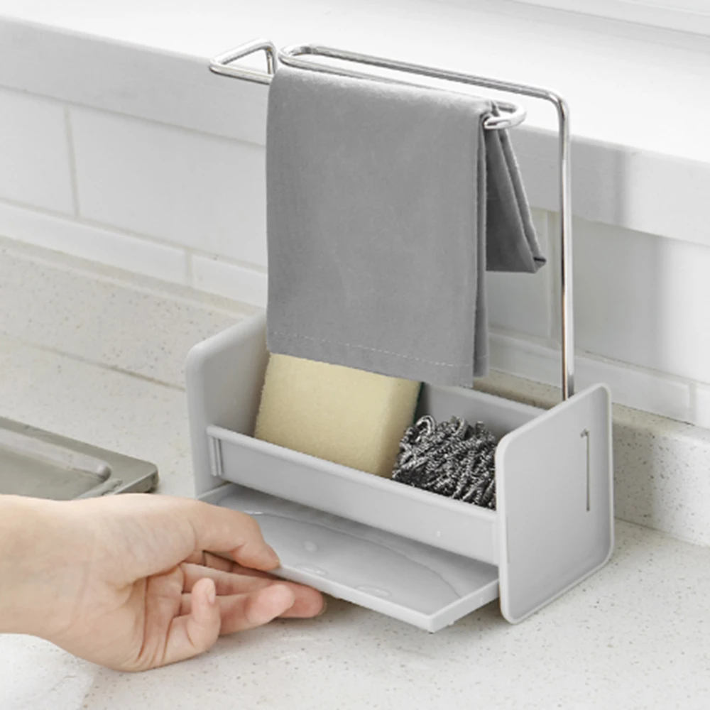 Multifunction Sink Shelf Soap Sponge Drain Rack Towel Rack Kitchen Washing Cloth Sponge Draining Holder Shelf Storage Organizer
Multifunction Sink Shelf Soap Sponge Drain Rack Towel Rack Kitchen Washing Cloth Sponge Draining Holder Shelf Storage Organizer
