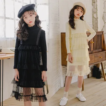 Girls Dress 2020 Spring Winter Mesh Patchwork Fashion Thicken Baby Girl Party Dresses Princess Dress For Girls Children Clothing
Girls Dress 2020 Spring Winter Mesh Patchwork Fashion Thicken Baby Girl Party Dresses Princess Dress For Girls Children Clothing