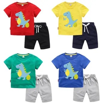 2020 Summer Kids Boys Cotton Cartoon Pattern O-neck Short Sleeve For Clothing Boys Cotton Suit For Baby Boys Sets ( tops+pants)
2020 Summer Kids Boys Cotton Cartoon Pattern O-neck Short Sleeve For Clothing Boys Cotton Suit For Baby Boys Sets ( tops+pants)