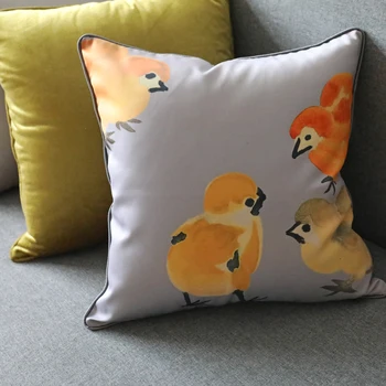 DUNXDECO Cushion Cover Decorative Pillow Case Chinese Style Chicken Painting Art Coussin Sofa Bedding Modern Room Decorating
DUNXDECO Cushion Cover Decorative Pillow Case Chinese Style Chicken Painting Art Coussin Sofa Bedding Modern Room Decorating