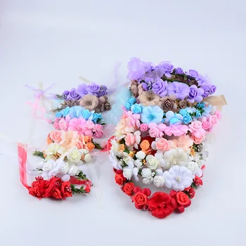 Mori Girl Line Bride Garland Headdress Bridesmaid Wear Floral Headdress New Style Performance CHILDREN'S Hair Accessories Travel
Mori Girl Line Bride Garland Headdress Bridesmaid Wear Floral Headdress New Style Performance CHILDREN'S Hair Accessories Travel