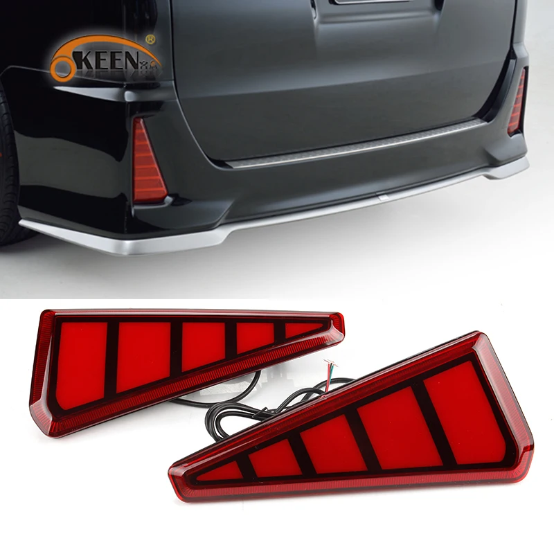 2PCS LED Rear Fog Lamp For Toyota Noah Voxy 80 Series Car LED Bumper Lights Brake Day Time Running Driving Light Reflector
2PCS LED Rear Fog Lamp For Toyota Noah Voxy 80 Series Car LED Bumper Lights Brake Day Time Running Driving Light Reflector