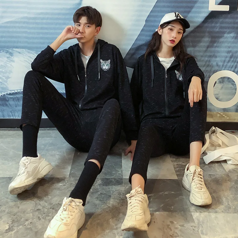 2018 New Style Fashion Spring And Autumn Set Korean-style Trend for Men And Women Casual Sports Couple Clothes Hoodie Two-Piece
2018 New Style Fashion Spring And Autumn Set Korean-style Trend for Men And Women Casual Sports Couple Clothes Hoodie Two-Piece