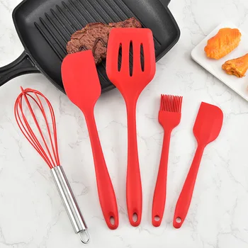 5 Pcs Silicone Spatula Egg Beater Kitchenware Nonstick Cooking Tools Set Kitchen Tools S Baking Utensils Kitchen Accessories
5 Pcs Silicone Spatula Egg Beater Kitchenware Nonstick Cooking Tools Set Kitchen Tools S Baking Utensils Kitchen Accessories