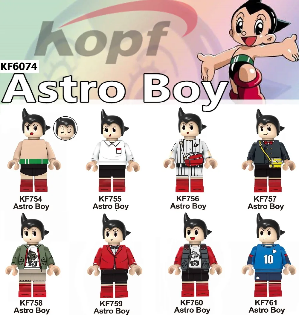 Single Sale Building Blocks Famous Anime Figures Character Astro Boy Colleciton Bricks Action Mini Toys For Children KF6074
Single Sale Building Blocks Famous Anime Figures Character Astro Boy Colleciton Bricks Action Mini Toys For Children KF6074