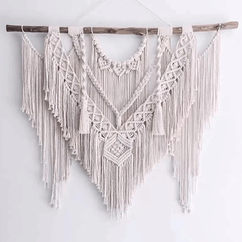 Large Geometric Macrame Wall Tapestry Bohemian Art Decor 5 Hde8919c33f6c41b78dd22ec25ce0529eE