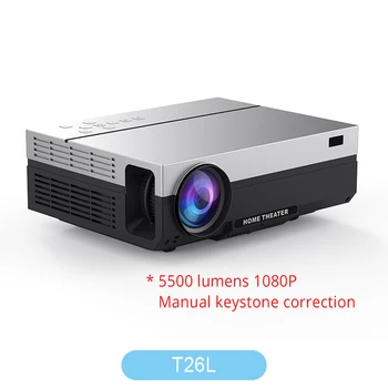 HD Projector T26L Native1080P LED Android WiFi Projector Video Home Cinema 3D HDMI Movie Game Proyector free shipping
HD Projector T26L Native1080P LED Android WiFi Projector Video Home Cinema 3D HDMI Movie Game Proyector free shipping