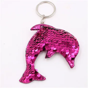 New Dolphin Cute Sequin Keychain Pendant Color Reflective Material Bag Pendant Custom Gift Wholesale 
New Dolphin Cute Sequin Keychain Pendant Color Reflective Material Bag Pendant Custom Gift Wholesale