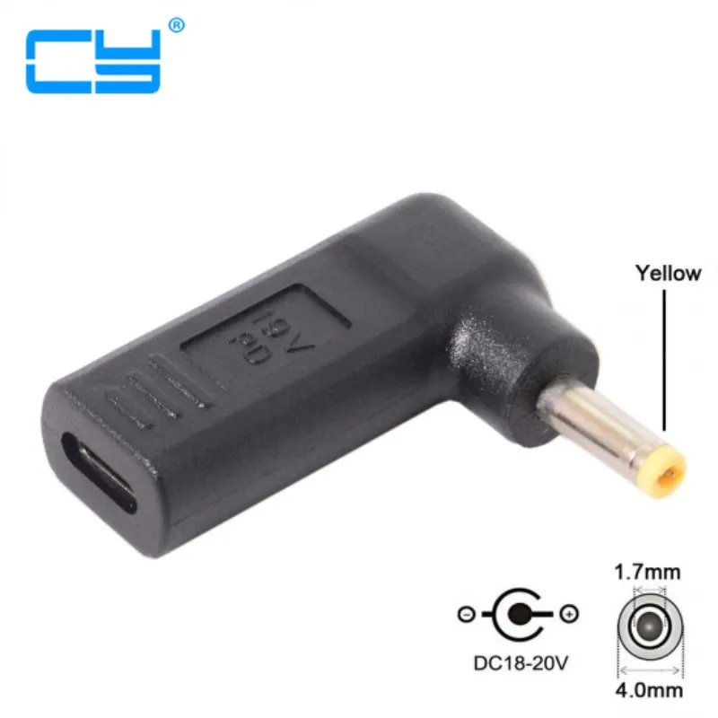 Адаптер USB 3 1 Type C с переходником на 19 В постоянного тока 4 0*1 7 мм эмулятор PD триггер
