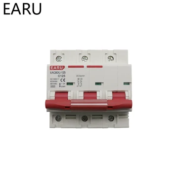 1pc DC 1000V 3P Solar Mini Circuit Breaker Overload Protection Switch 80A 100A 125A 3P DC1000V MCB for Photovoltaic PV System
1pc DC 1000V 3P Solar Mini Circuit Breaker Overload Protection Switch 80A 100A 125A 3P DC1000V MCB for Photovoltaic PV System