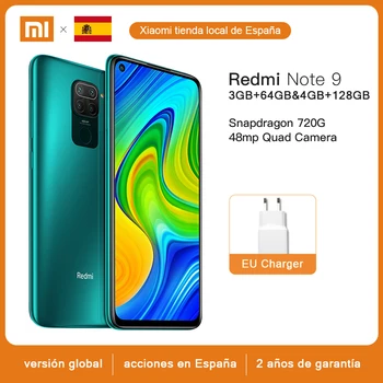 Global Version Xiaomi Redmi Note 9 3GB 64GB/4GB 128GB 6.53" DotDisplay Helio G85 Octa Core Smartphone 48MP Quad Camera 5020mAh 
Global Version Xiaomi Redmi Note 9 3GB 64GB/4GB 128GB 6.53" DotDisplay Helio G85 Octa Core Smartphone 48MP Quad Camera 5020mAh