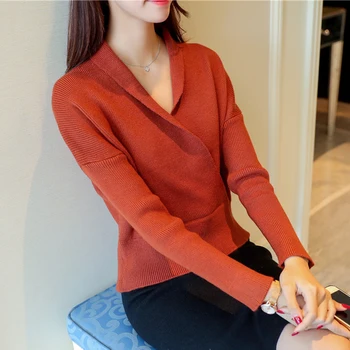 Poncho Special Offer Lycra Feminino In The Autumn Of 2020 Korean Women's New V Neck Sweater Female Shirt Slim Solid
Poncho Special Offer Lycra Feminino In The Autumn Of 2020 Korean Women's New V Neck Sweater Female Shirt Slim Solid