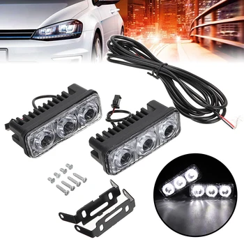 2pcs 3 LED High Power Super White Car Day-time Running Lights Fog Signal Lamps For SUV Van Trucks Boats Accessories
2pcs 3 LED High Power Super White Car Day-time Running Lights Fog Signal Lamps For SUV Van Trucks Boats Accessories