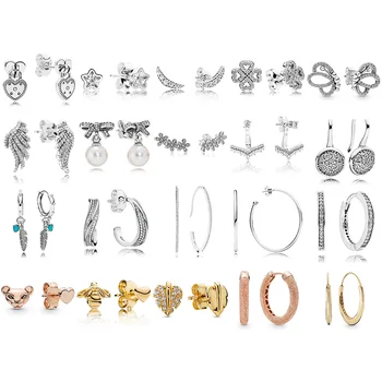 Women Silver Color Earrings Diy Rose Gold Lion Butterfly Feather Gold Bee Leaf Crescent Crystal Earring For Women Jewelry
Women Silver Color Earrings Diy Rose Gold Lion Butterfly Feather Gold Bee Leaf Crescent Crystal Earring For Women Jewelry