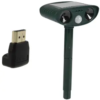1pcs HDMI Port Saver (Male to Female) 270 Degree & 1pcs Solar Animal Repellent Infrared Cat Repellent Dog
1pcs HDMI Port Saver (Male to Female) 270 Degree & 1pcs Solar Animal Repellent Infrared Cat Repellent Dog