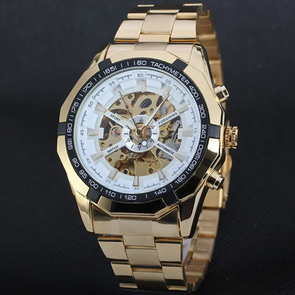 Hot Sales forsining Automatic Machine MEN'S Watch Clean Steel Birthday Watch Large Dial Hollow out Watch
Hot Sales forsining Automatic Machine MEN'S Watch Clean Steel Birthday Watch Large Dial Hollow out Watch