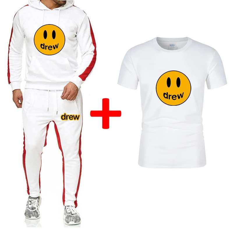 2020 Fashion Hoodie Justin Bieber Drew House Smiley Print Women Men Colorblock Hoodie Sweatshirt Hip Hop Pullover Pants 3 Piece
2020 Fashion Hoodie Justin Bieber Drew House Smiley Print Women Men Colorblock Hoodie Sweatshirt Hip Hop Pullover Pants 3 Piece