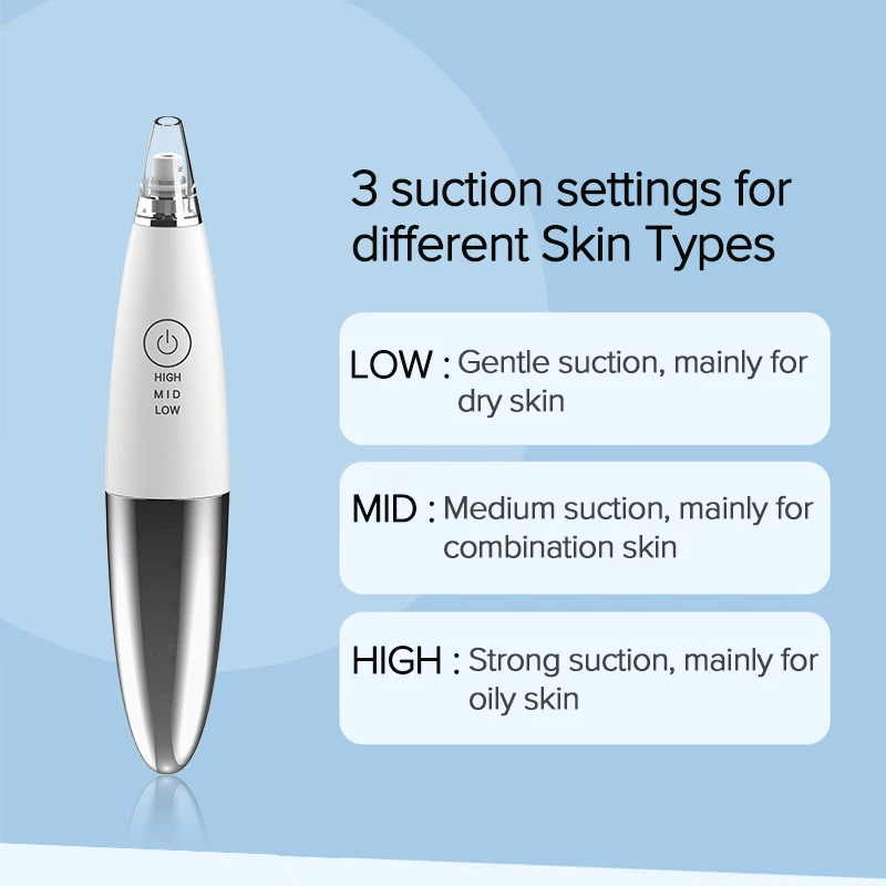 New Blackhead Removal Instrument Electric Deep Cleaning Pore Vacuum Acne Pimple Removal Facial Skin Care For Man And Women
New Blackhead Removal Instrument Electric Deep Cleaning Pore Vacuum Acne Pimple Removal Facial Skin Care For Man And Women