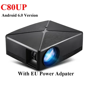 C80/C80UP Android 6.0 Wifi LED Projector Support HD HDMI Video 3D 4K Beamer Proyector for Family Entertainment Home Cinema
C80/C80UP Android 6.0 Wifi LED Projector Support HD HDMI Video 3D 4K Beamer Proyector for Family Entertainment Home Cinema