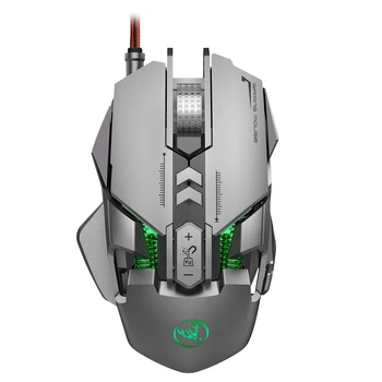 HXSJ J800 Wired Mechanical Gaming Mouse 6400Dpi LED Variable Backlight Comfort Gamer Mice for Computer Desktop Laptop
HXSJ J800 Wired Mechanical Gaming Mouse 6400Dpi LED Variable Backlight Comfort Gamer Mice for Computer Desktop Laptop