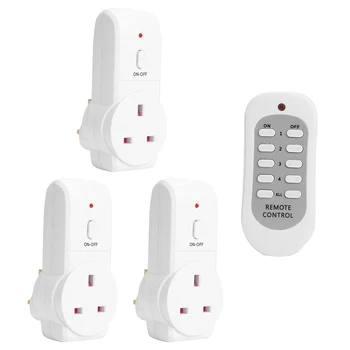3pcs UK Plug Environmental Protection and Durability Home House Power Outlet Light Switch Socket Wireless Remote Control
3pcs UK Plug Environmental Protection and Durability Home House Power Outlet Light Switch Socket Wireless Remote Control