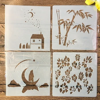 4Pcs/Set 13cm Moon Bamboo House DIY Layering Stencils Painting Scrapbook Coloring Embossing Album Decorative Template
4Pcs/Set 13cm Moon Bamboo House DIY Layering Stencils Painting Scrapbook Coloring Embossing Album Decorative Template