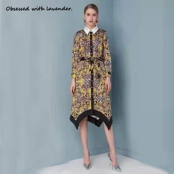 Spring and summer 2020 new classic leopard print dress, loose version design, big shots, full of aura, belts, beads 
Spring and summer 2020 new classic leopard print dress, loose version design, big shots, full of aura, belts, beads