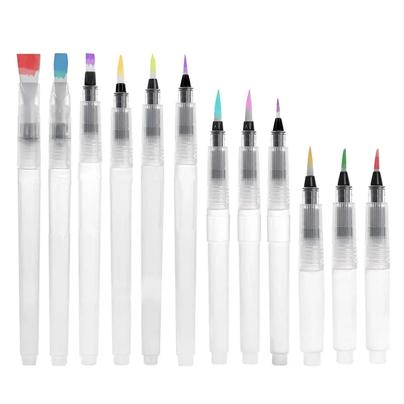 Articsy 3/6PCS Refillable Paint Brush Water Color Brush Soft Watercolor Brush Ink PenPainting Calligraph Drawing Art Supplies
Articsy 3/6PCS Refillable Paint Brush Water Color Brush Soft Watercolor Brush Ink PenPainting Calligraph Drawing Art Supplies