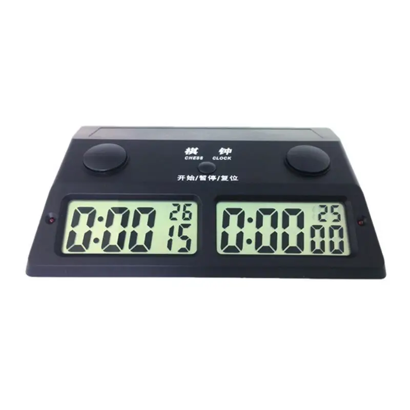 Professional Chess Clock Portable Digital Chess Board Competition Count Up Down Clock Board Games Electronic Alarm Stop Timer
Professional Chess Clock Portable Digital Chess Board Competition Count Up Down Clock Board Games Electronic Alarm Stop Timer