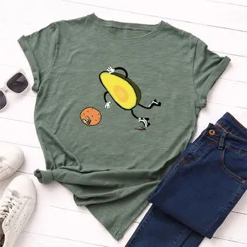 2019 Fashion Plus Size Women T-shirt 100% Cotton Tees Funny Avocado Cartoon Printed T-Shirt Women O-Neck Short Sleeve Tshirt Top
2019 Fashion Plus Size Women T-shirt 100% Cotton Tees Funny Avocado Cartoon Printed T-Shirt Women O-Neck Short Sleeve Tshirt Top