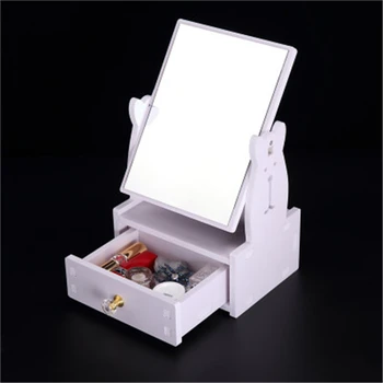 Makeup Mirror Bedroom Desktop Storage Box Mirror with Drawer Makeup Nail Art European Princess Beauty Vanity Mirror
Makeup Mirror Bedroom Desktop Storage Box Mirror with Drawer Makeup Nail Art European Princess Beauty Vanity Mirror