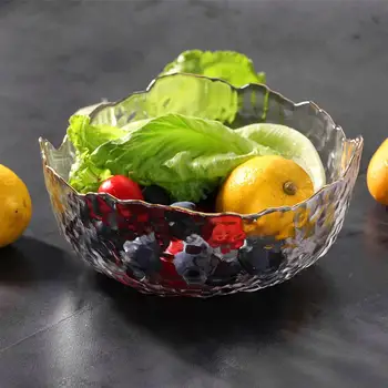 1000ML Gold Inlay Engraving Salad Bowl Creative Clear Large Capacity Fruit Multipurpose Glass Bowl Mixing Bowl For Home Party
1000ML Gold Inlay Engraving Salad Bowl Creative Clear Large Capacity Fruit Multipurpose Glass Bowl Mixing Bowl For Home Party