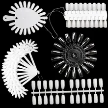 Накладные наконечники для ногтей натуральный палец полная карта дизайн ногтей акриловый дисплей практический Полировальный Инструмент ма...(China)