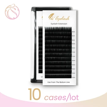 10Cases Korea Eyelash Extensions C/D Curl 8-14mm Natural Mixed Individual Eyelash Extension False Eyelashe 12Lines /Tray Makeup
10Cases Korea Eyelash Extensions C/D Curl 8-14mm Natural Mixed Individual Eyelash Extension False Eyelashe 12Lines /Tray Makeup