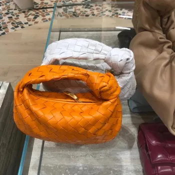 2020 Genuine Leather Knitting Women Handbags Purses Casual Tote Leather Criss-Cross High Quality Women Clutch Bag 
2020 Genuine Leather Knitting Women Handbags Purses Casual Tote Leather Criss-Cross High Quality Women Clutch Bag