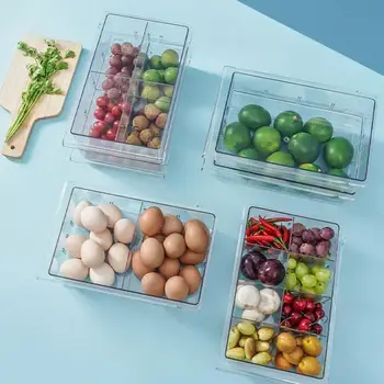 1/4/8 Compartment Pet Refrigerator Drawer Organizer Bin Transparent Refrigerator Storage Bin Containers for Pantry Freezer
1/4/8 Compartment Pet Refrigerator Drawer Organizer Bin Transparent Refrigerator Storage Bin Containers for Pantry Freezer