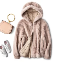 SHUCHAN Kimono Cardigan Wool Hooded Solid Zipper Thick Winter Loose-fitting Oversized Cardigan Woman Sweaters Warm Jacket
SHUCHAN Kimono Cardigan Wool Hooded Solid Zipper Thick Winter Loose-fitting Oversized Cardigan Woman Sweaters Warm Jacket