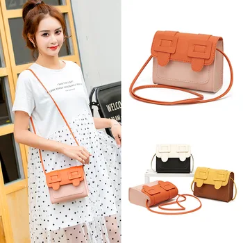 Contrast One-shoulder Bag with Special Belt Buckle Decorative Fashion Mobile Wallet Ladies J9
Contrast One-shoulder Bag with Special Belt Buckle Decorative Fashion Mobile Wallet Ladies J9